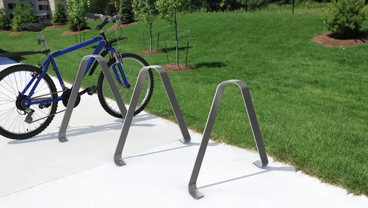 Stainless steel bike rack on sale